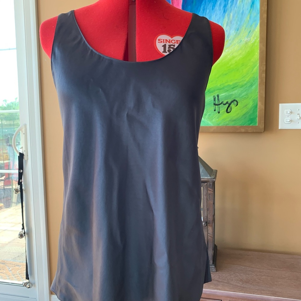 Vince Grey/Silver silky cami size 6